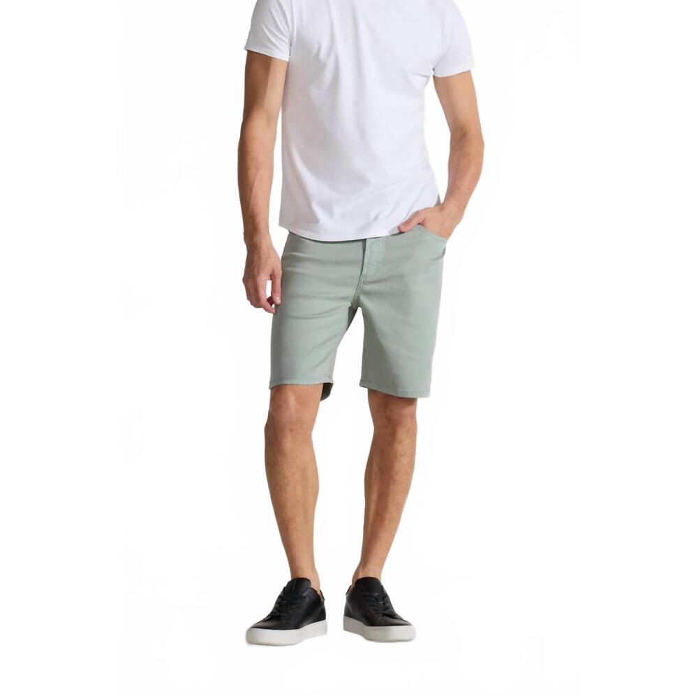 NEW MONFRERE brando slim fit short in mineral green